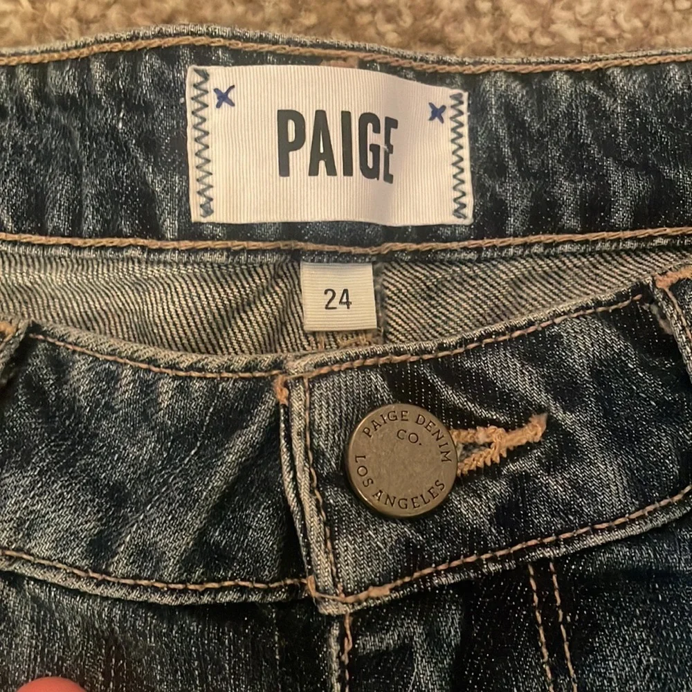Paige Jimmy Jimmy Short Denim Shorts